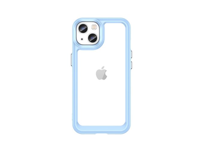 48825 outer space case for iphone 13 hard cover with gel frame blue