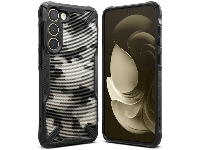 eng pl Ringke Fusion X Design case for Samsung Galaxy S23 camouflage black 137350 1