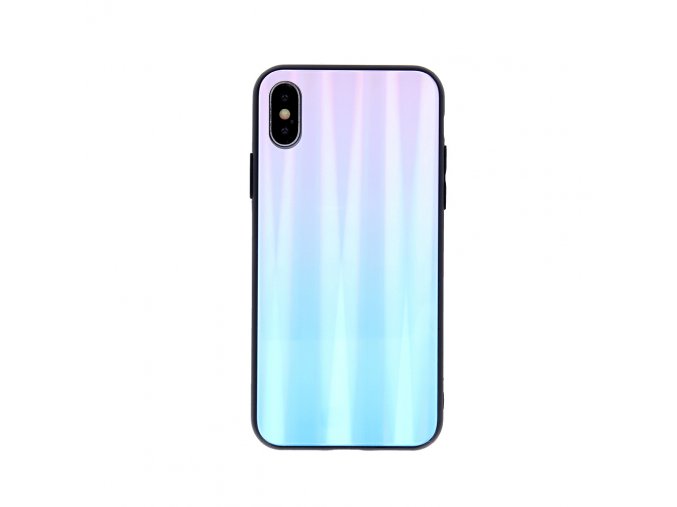 57675 aurora glass case for samsung galaxy a22 4g blue pink