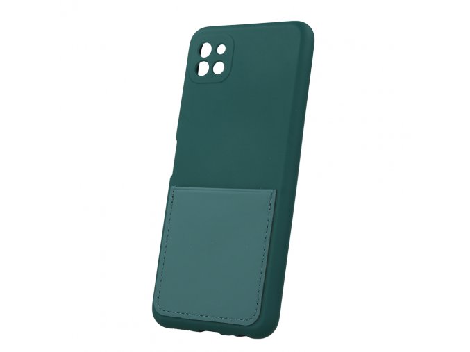57045 card cover case for samsung galaxy a22 5g green forest