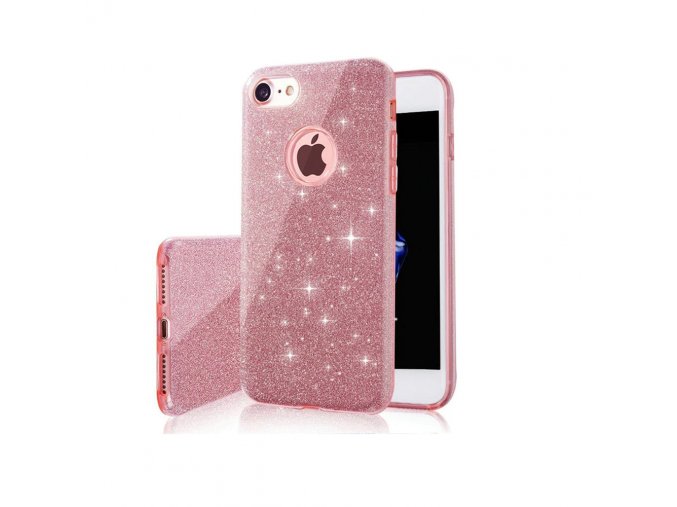 55485 glitter 3in1 case for iphone x xs pink