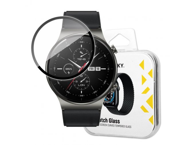 59009 wozinsky watch glass hybrid glass for huawei watch gt 2 42mm black