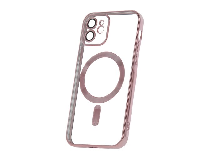 60470 color chrome mag case for iphone 12 6 1 quot rose gold