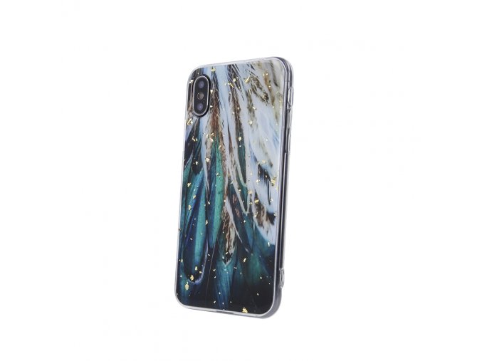 60635 gold glam case for samsung galaxy a34 5g feathers