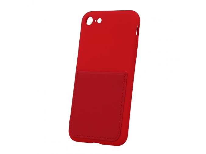 60950 card cover case for iphone 7 8 se 2020 se 2022 red