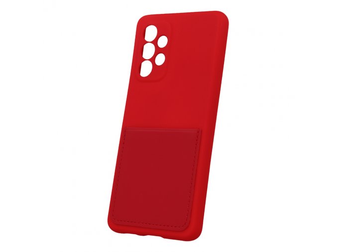 61478 card cover case for samsung galaxy a53 5g red