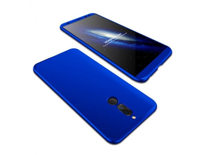 Oboustranný kryt na Huawei Mate 10 Lite modrý