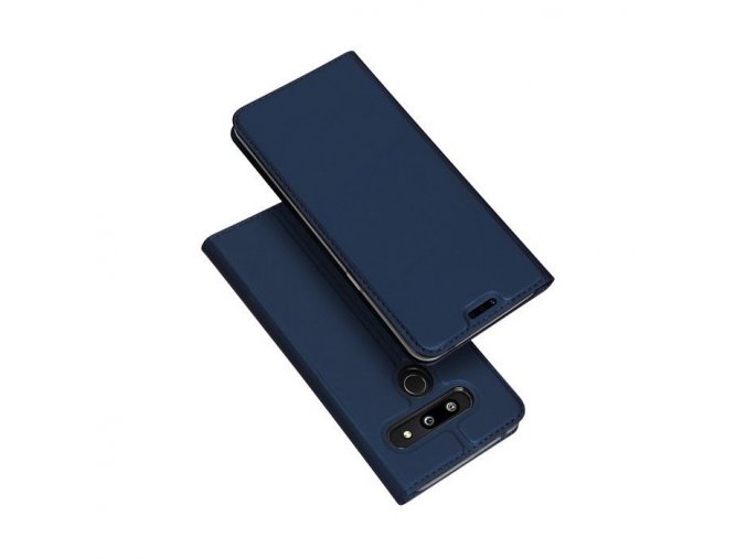 dux ducis skinpro wallet case navy blue lg g8 thinq 1