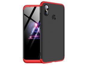 eng pl 360 Protection Front and Back Case Full Body Cover Xiaomi Mi 8 SE black red 41865 1