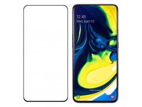 eng pl Wozinsky Tempered Glass Full Glue Super Tough Screen Protector Full Coveraged with Frame Case Friendly for Samsung Galaxy A80 black 50307 2