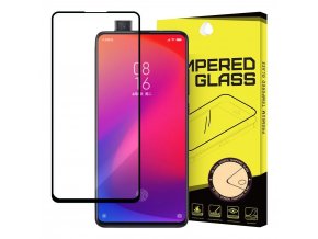 eng pl Wozinsky Tempered Glass Full Glue Super Tough Screen Protector Full Coveraged with Frame Case Friendly for Xiaomi Mi 9T Pro Mi 9T black 50885 1