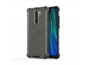 eng pl Honeycomb Case armor cover with TPU Bumper for Xiaomi Redmi Note 8 Pro black 55399 1