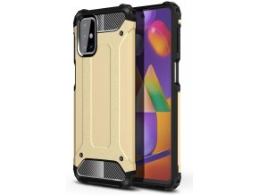 eng pl Hybrid Armor Case Tough Rugged Cover for Samsung Galaxy M31s golden 63853 1