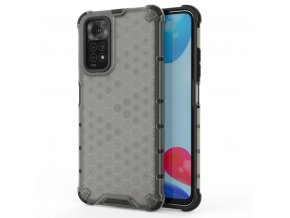 eng pl Honeycomb case armored cover with a gel frame for Xiaomi Redmi Note 11S Note 11 black 88999 1