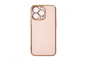 eng pl Lighting Color Case for Samsung Galaxy A53 5G Gold Frame Gel Cover Pink 96160 1