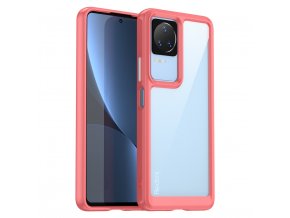 eng pl Outer Space Case Xiaomi Poco F4 5G cover with a flexible frame red 106608 1 (1)