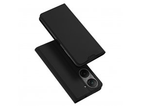 eng pl Dux Ducis Skin Pro case for Asus Zenfone 9 flip cover card wallet stand black 108314 1