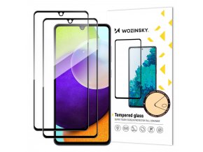 eng pl Wozinsky Set of 2x Super Strength Full Glue Tempered Glass Full Screen with Frame Case Friendly Samsung Galaxy A33 5G Black 87935 13