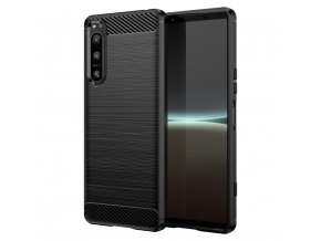 53319 ohebny carbon kryt na sony xperia 5 iv cerny