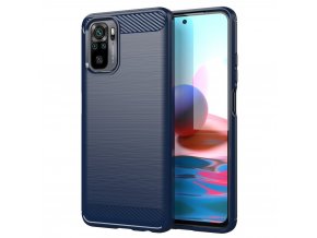 51699 ohebny carbon kryt na xiaomi redmi note 10 redmi note 10s modry