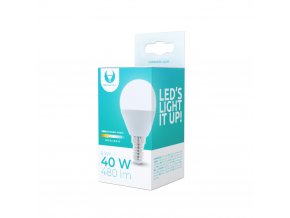 58413 led bulb e14 g45 6w 3000k 480lm forever light