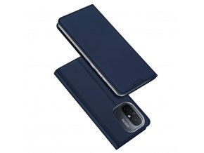 59318 dux ducis skin pro case pro xiaomi redmi 11a poco c55 redmi 12c cover flip card wallet stand blue