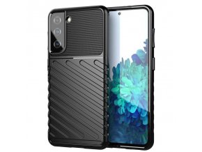 59729 pouzdro thunder case pro samsung galaxy a14 5g silikonove pancerove pouzdro cerne