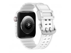 eng pl Strap Triple Protection strap for Apple Watch Ultra SE 8 7 6 5 4 3 2 1 49 45 44 42 mm bracelet white 135940 3