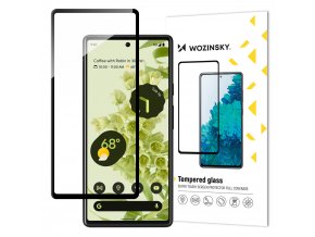 59288 wozinsky super durable full glue tempered glass full screen with frame case friendly google pixel 6 black