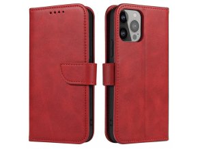 62450 penezenka se stojankem pro iphone 15 magnet case cervena