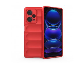 62597 pouzdro magic shield pro xiaomi redmi note 12 pro flexibilni pancerovy kryt cerveny