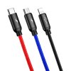 eng pl Baseus Three Primary Colors 3 in 1 Cable USB For M L T 3 5A 1 2M Black CAMLT BSY01 48209 5