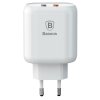 eng pl Baseus Bojure Series Travel Charger Adapter Wall Charger 2x USB 1A Quick Charge 3 0 QC 3 0 23W white CCALL AG02 40771 3