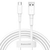 eng pl Baseus durable USB cable USB Type C 3A 1m white CATSW 02 52152 1