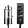 eng pl Baseus Enjoy Together Car Charger with Extension 4x USB 5 5A grey 37937 1