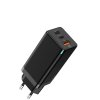 eng pl Baseus GaN fast wall charger PPS 65W USB 2x USB Typ C Quick Charge 3 0 Power Delivery SCP FCP AFC gallium nitride black CCGAN B01 56949 4