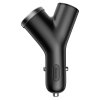 eng pl Baseus Y Type Car Charger with 2x USB and Extended Cigarette Lighter Port 3 4A black CCALL YX01 46816 1