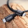 eng pl Baseus Yiven USB C Lightning Cable with Material Braid 2A 1M black CATLYW C01 48990 12