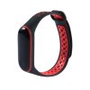 eng pl Replacment band strap for Xiaomi Mi Band 4 Mi Band 3 Dots black red 54237 2