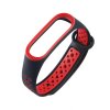 eng pl Replacment band strap for Xiaomi Mi Band 4 Mi Band 3 Dots black red 54237 1