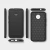 Carbon Case Flexible Cover TPU Case for Motorola Moto G5S black 5