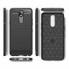 eng pl Carbon Case Flexible Cover TPU Case for LG K40 X420 black 50774 2