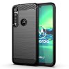 eng pl Carbon Case Flexible Cover TPU Case for Motorola G8 Plus black 56801 1