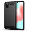 eng pl Carbon Case Flexible Cover TPU Case for Samsung Galaxy A41 black 59827 1 kopie