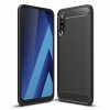 eng pl Carbon Case Flexible Cover TPU Case for Samsung Galaxy A70 black 50242 1