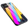 eng pl Color Glass Case Durable Cover with Tempered Glass Back and camera cover iPhone 11 pattern 3 57595 1