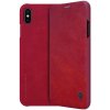 eng pl Nillkin Qin original leather case cover for iPhone XS Max red 44627 22