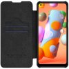 eng pl Nillkin Qin original leather case cover for Samsung Galaxy M21 black 61044 2