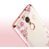 Květinový kryt na Xiaomi Redmi note 4 global růžový detail