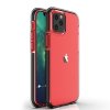 eng pl Spring Case clear TPU gel protective cover with colorful frame for iPhone 12 Pro iPhone 12 black 63319 1